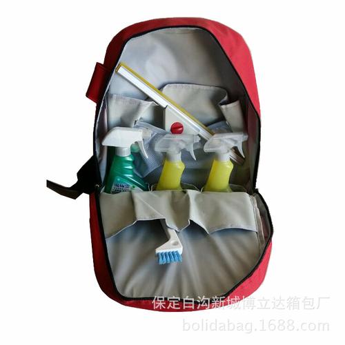 定做訂制多功能耐磨防水雙肩家政清潔包 保潔服務(wù)工具包 廠家工廠